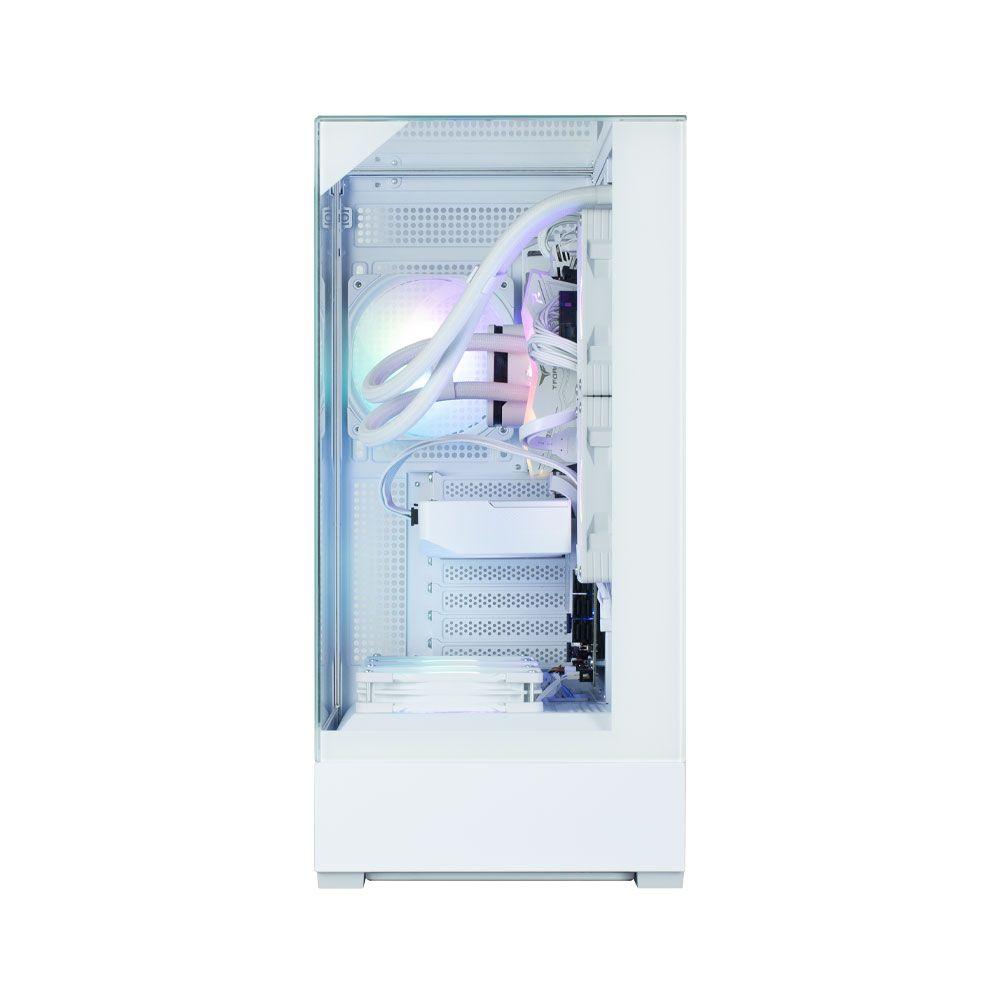Caixa de Computador ZALMAN P40 PRISM WHITE (ATX, Micro ATX, Mini-ITX - Midi Tower - Plástico, aço, vidro temperado - Branco) — miniatura 7