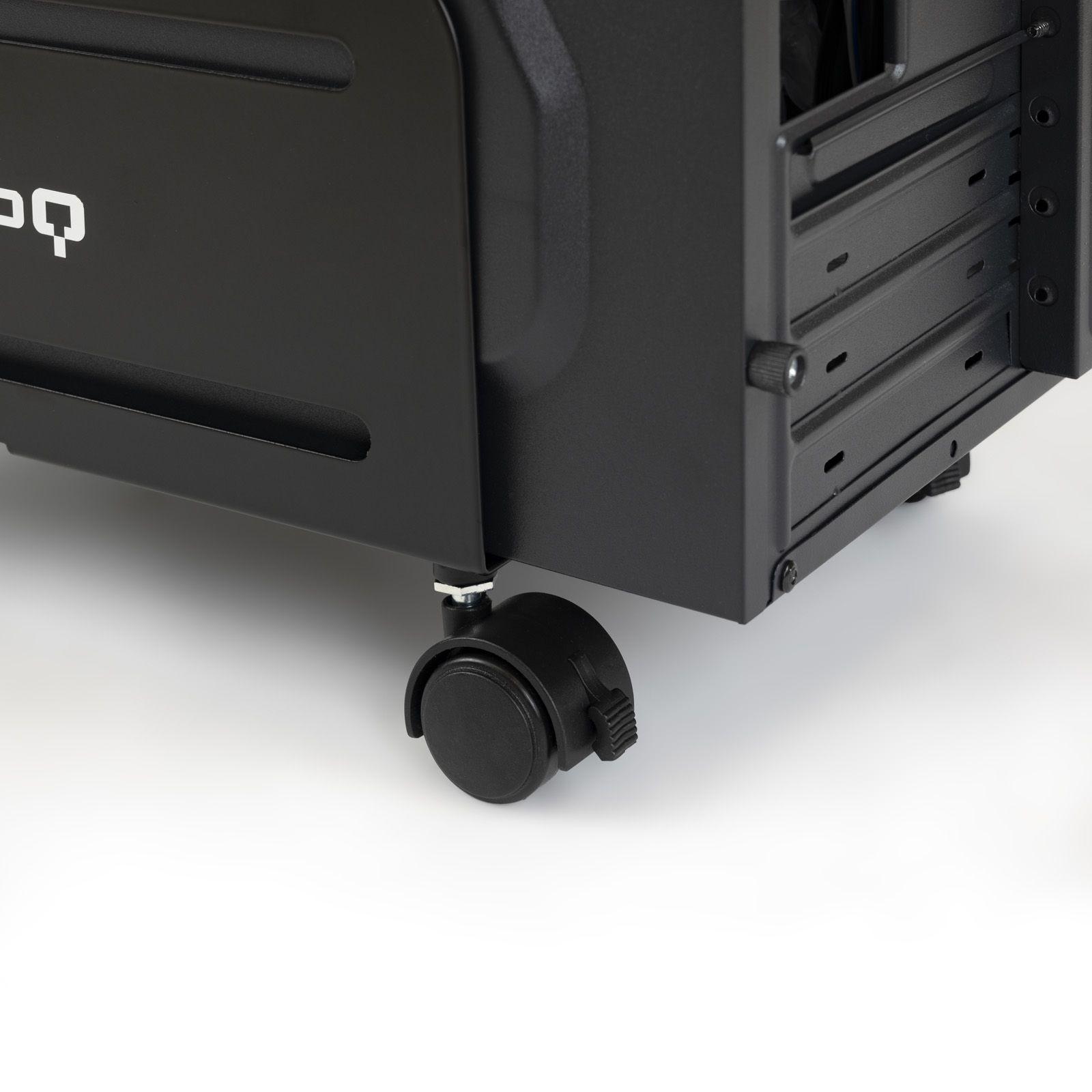 Suporte de CPU com Rodas TOOQ UMCS0004-B (Metal - Preto) — miniatura 5