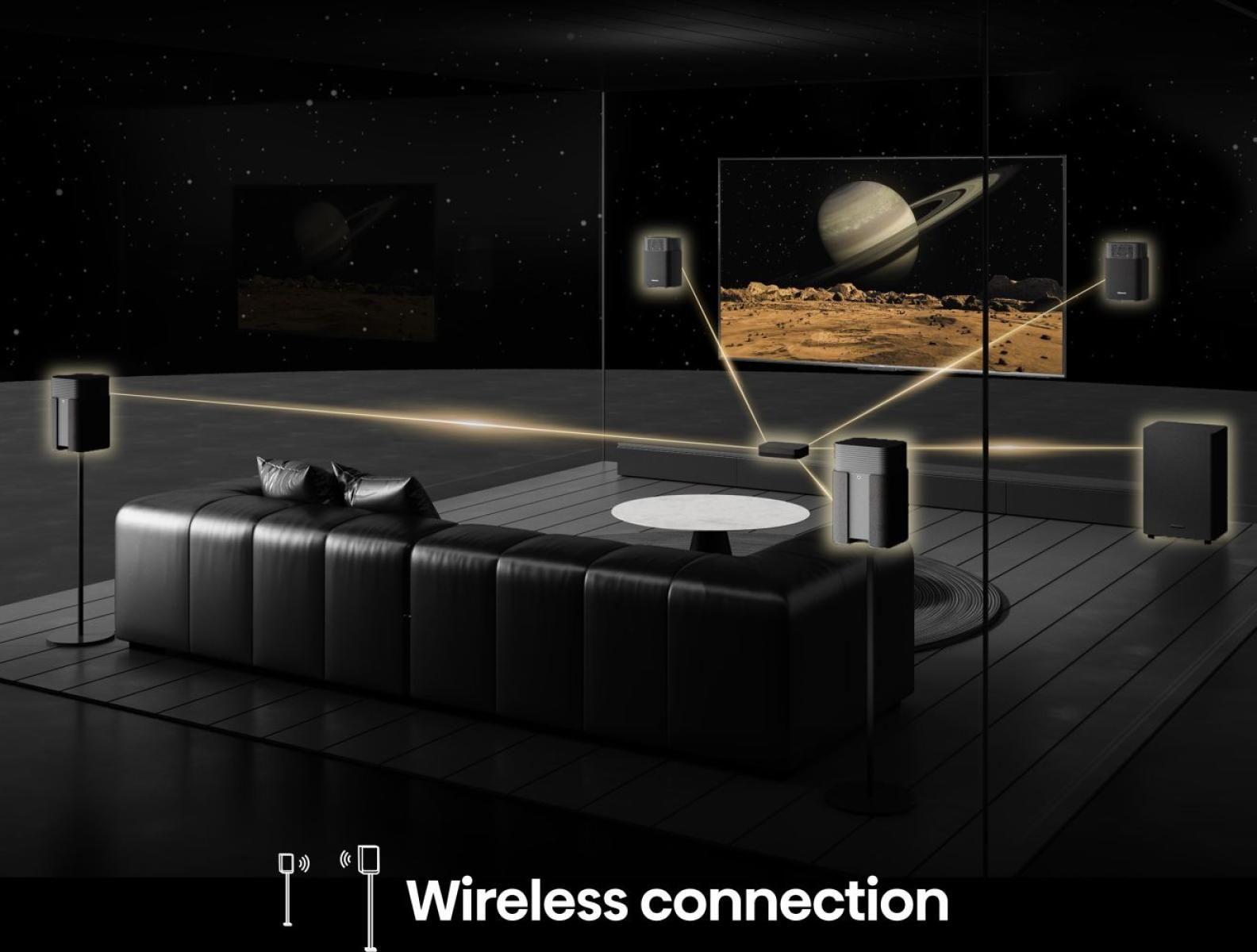Barra de Som HISENSE HT Saturn (720 W - Ótico, HDMI - Preto), miniatura 3