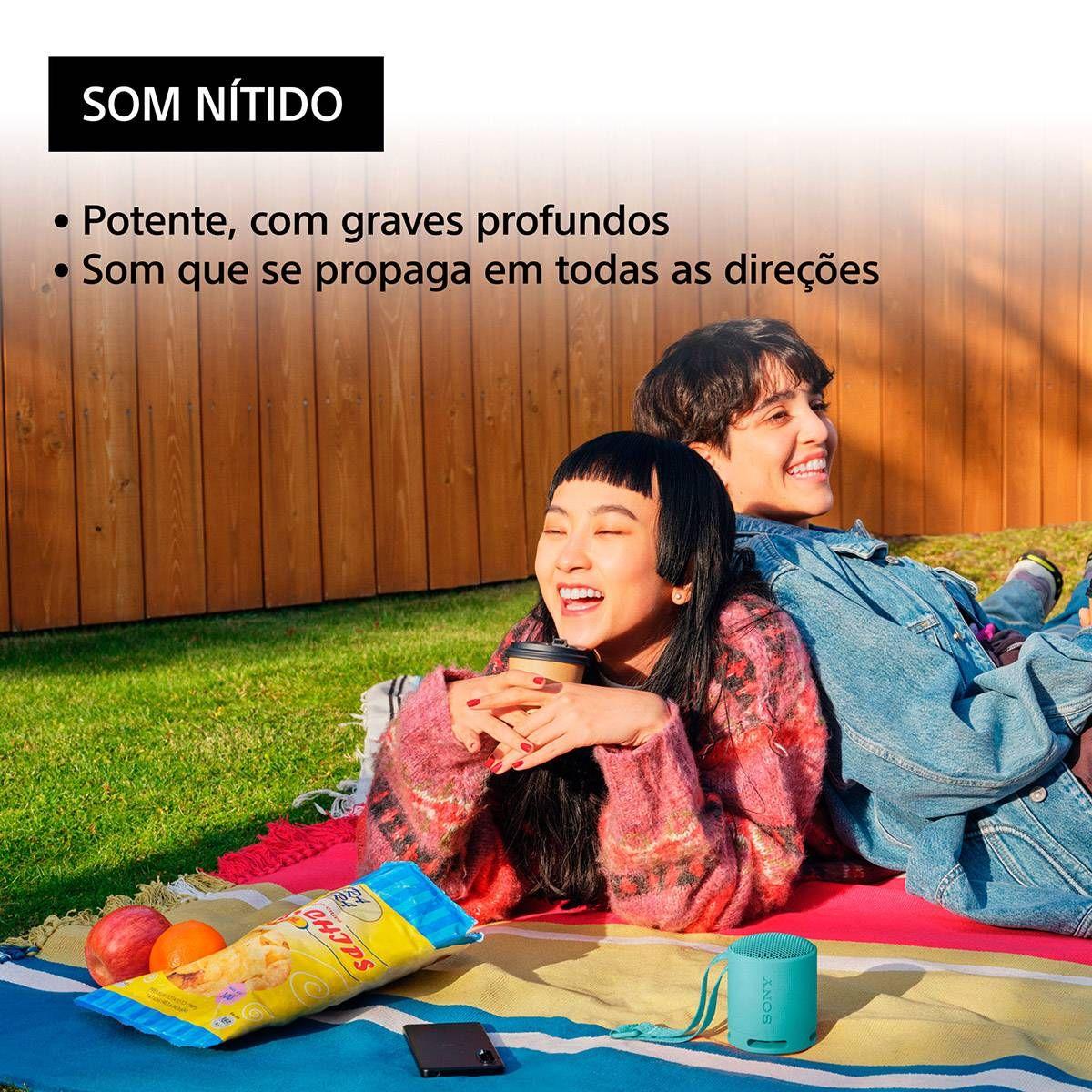 Coluna Portátil SONY SRS-XB100 (2,5 W - Sem fios - Azul), miniatura 4