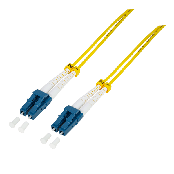 Cabo de Fibra Ótica LOGILINK FP0EE01 (OS2 9/125 µm Duplex 1 m - Amarelo), miniatura 3