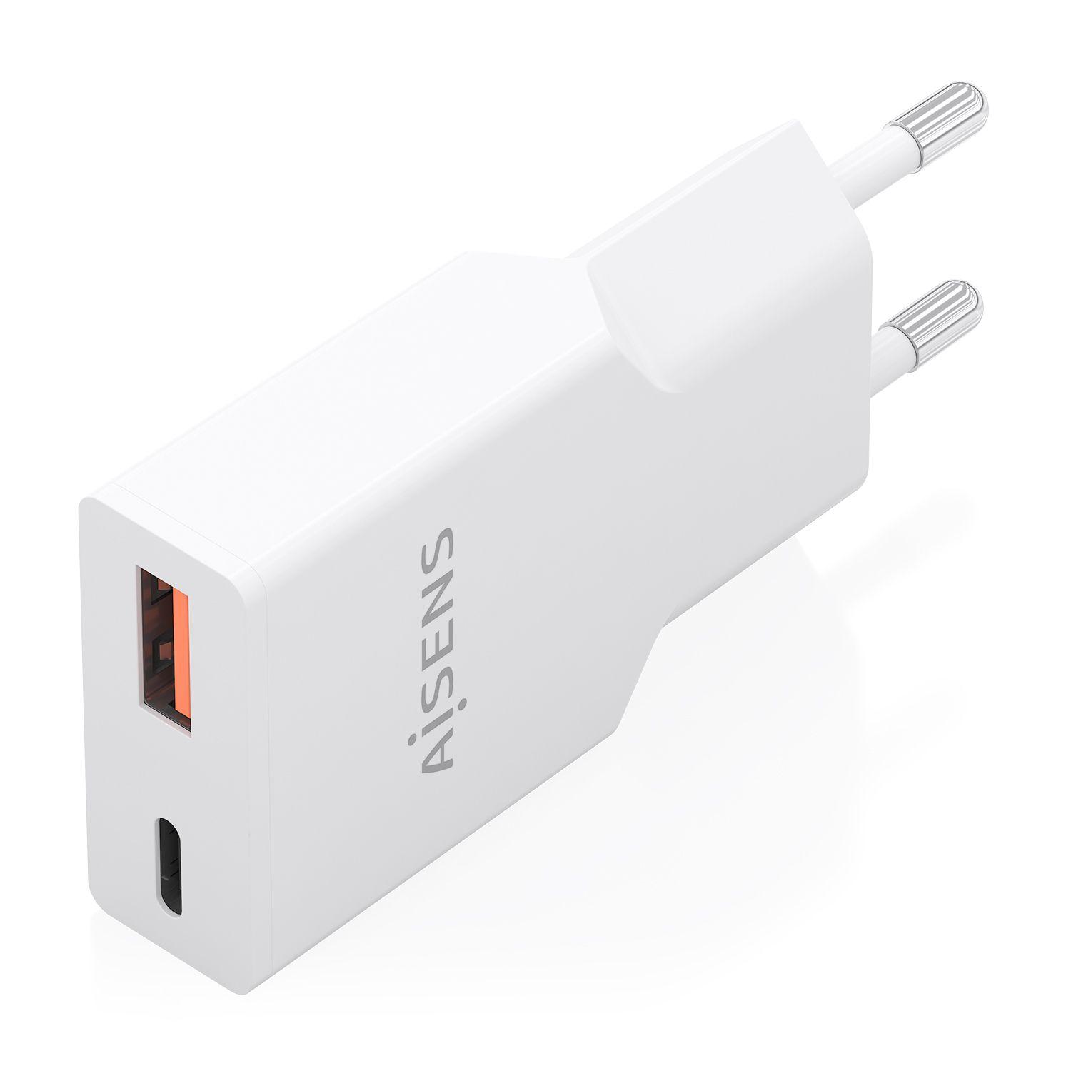 Carregador de Parede AISENS A110-1002 (30 W - Branco) — miniatura 2