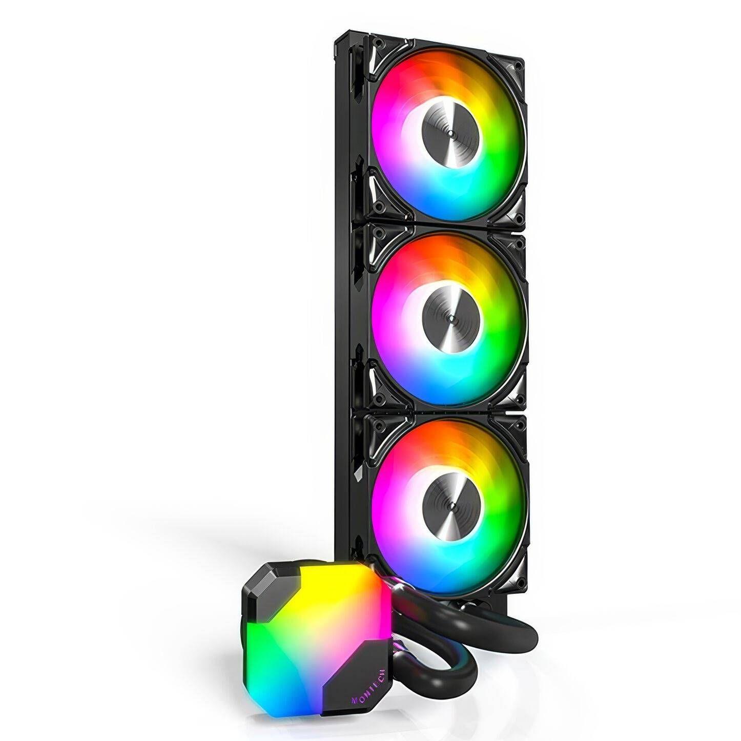 Water Cooler para CPU MONTECH HyperFlow ARGB 360 (120 mm - 2200 RPM - Multi - Preto) — miniatura 3