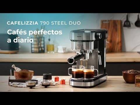 Máquina de Café Expresso CECOTEC Cafelizzia 790 Steel DUO (Cápsula de café - 1350 W - 20 bar - Inox), miniatura 2