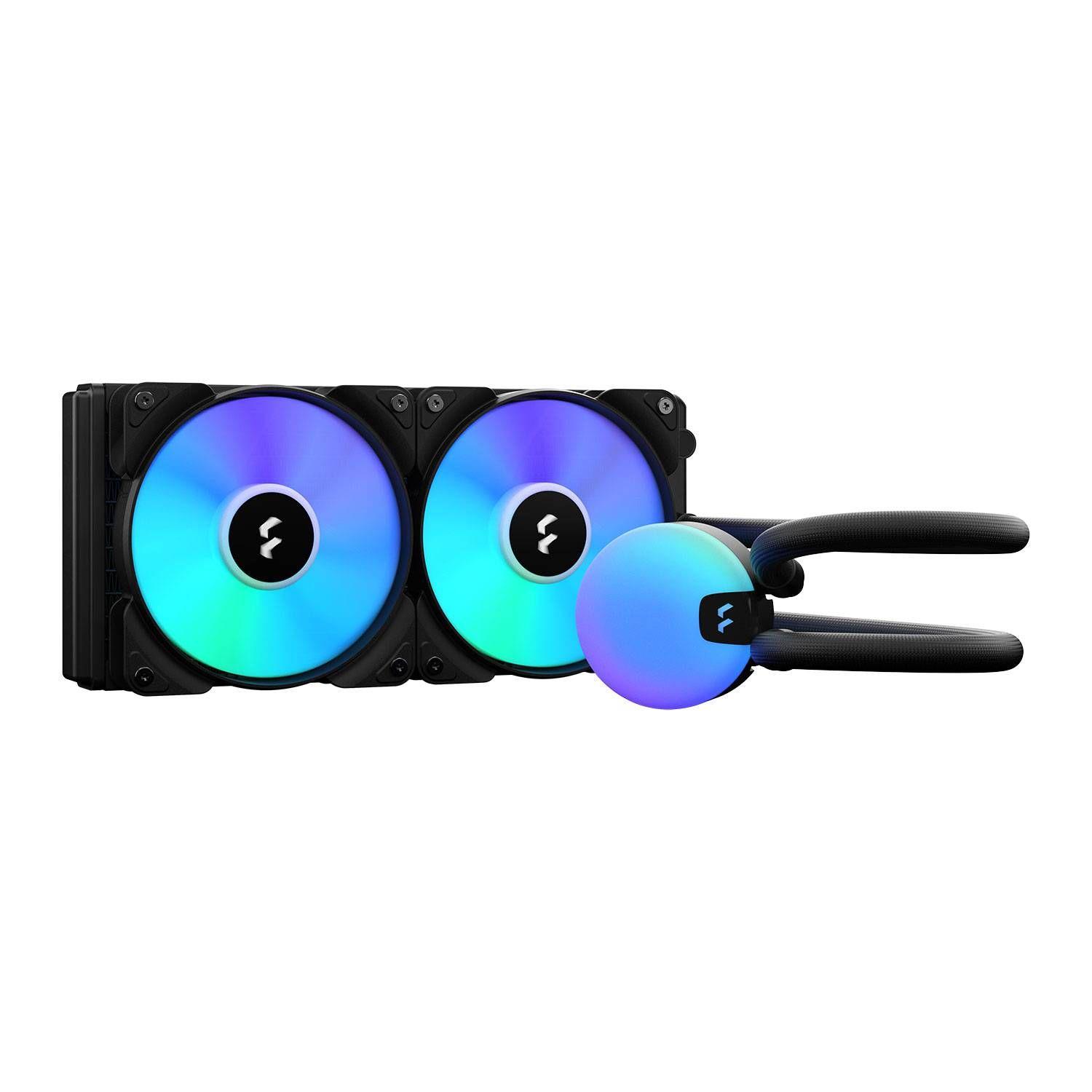 Sistema de Refrigeração Líquida para CPU FRACTAL DESIGN Lumen S24 V2 RGB (120 mm - 2000 RPM - Multi - Preto) — miniatura 2