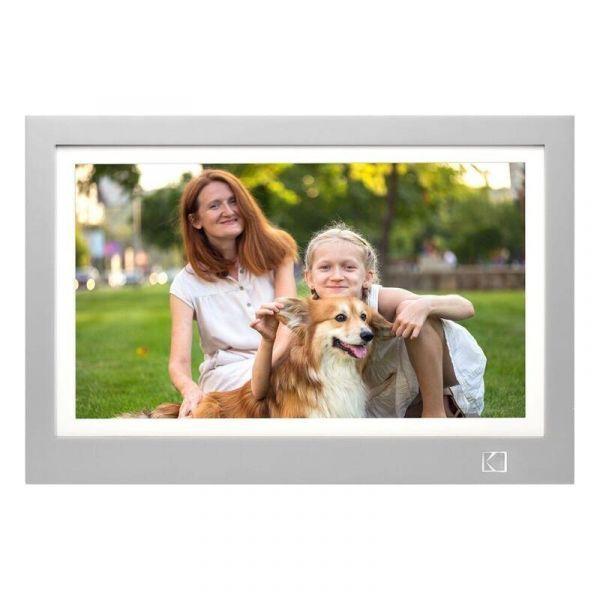 Moldura Digital KODAK RWF-116B (11,6" - HD - Wi-Fi - Cinzento/Branco)