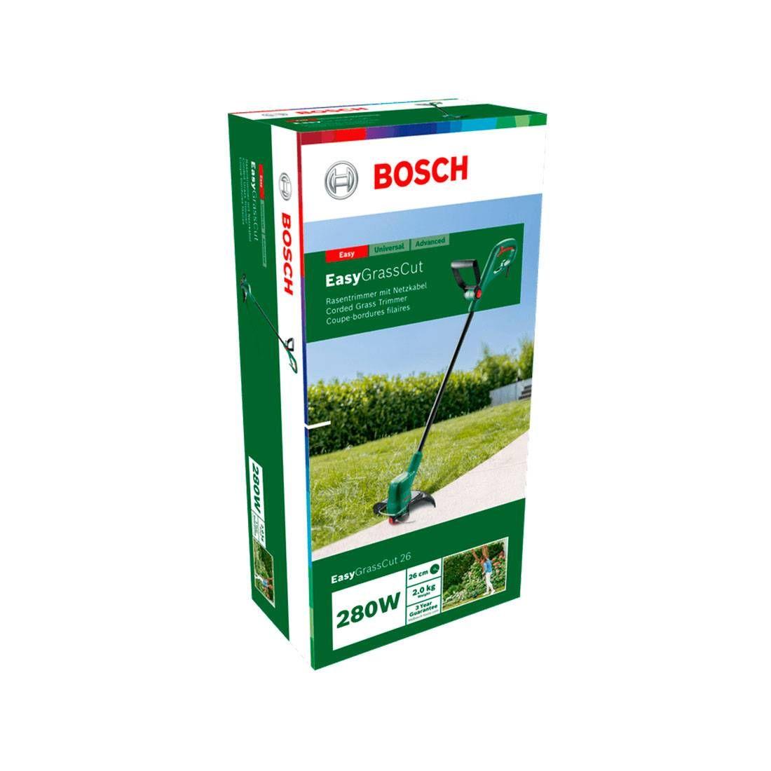 Aparador de Relva BOSCH EasyGrassCut 26 (280W - 26 cm - Preto e Verde) — miniatura 5