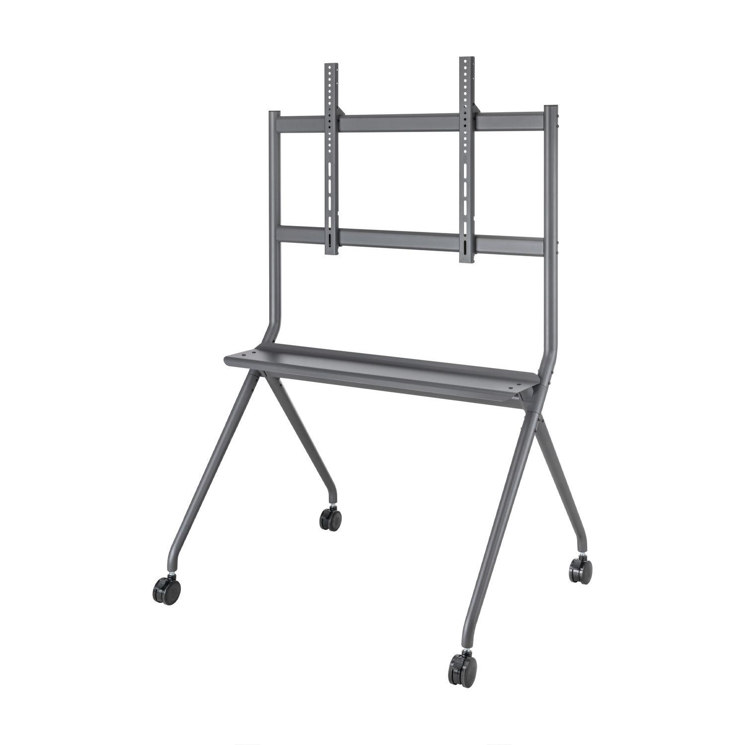 Suporte de Chão Pro para TV AISENS FT86FE-143 (800 x 600 mm - 200 x 200 mm - 2,18 m - Cinzento) — miniatura 2