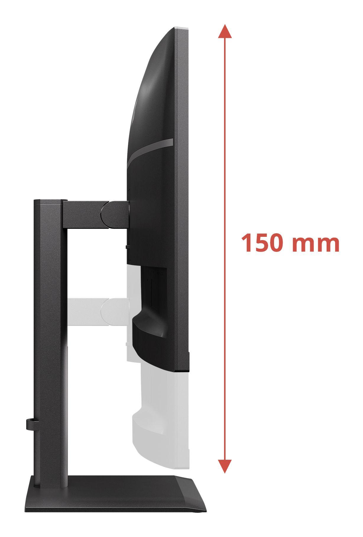 Monitor AOC U27E4CV (27" - IPS - 60 Hz - Preto) — miniatura 4
