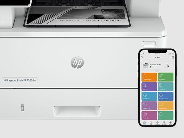 Impressora Multifunções Laser HP LaserJet Pro MFP 4102fdn (A4 - Impressão a preto e branco - 350 folhas - Branco), miniatura 8