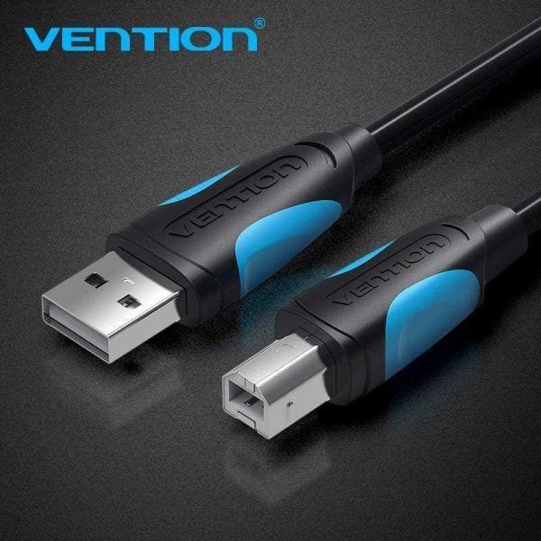 Cabo USB VENTION VAS-A16-B100 (1 m - USB B - USB A - Preto) — miniatura 2