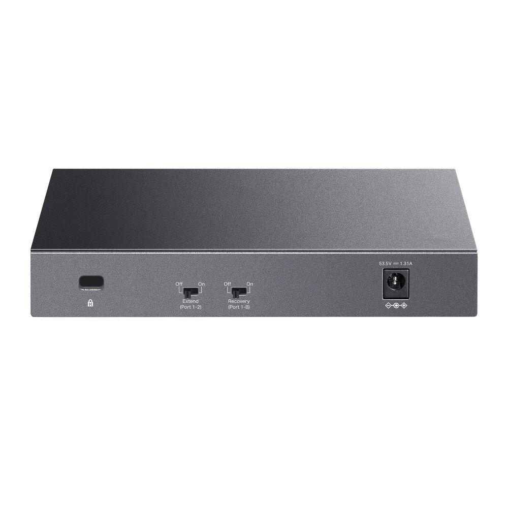 Switch TP-LINK LS108GP (Gigabit Ethernet - 16 Gbit/s - 8 Portas - Preto) — miniatura 2