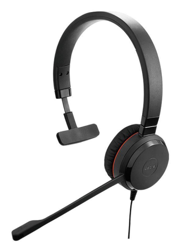 Headset JABRA Evolve 30 II Mono UC (Monofónico - Com fios - Supra-aural - Preto) — miniatura 2