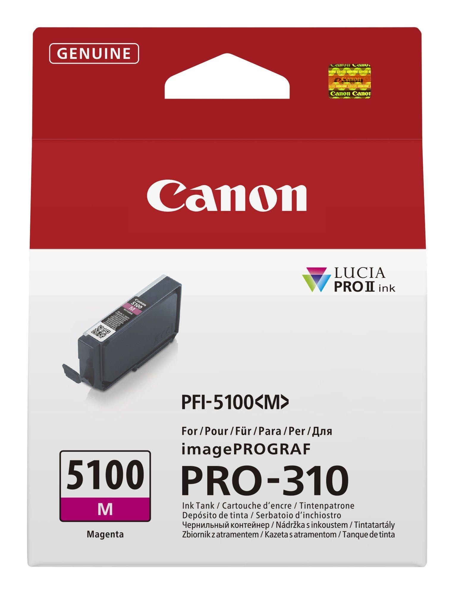 Tinteiro CANON 6954C001 / PFI-5100 M (Magenta)