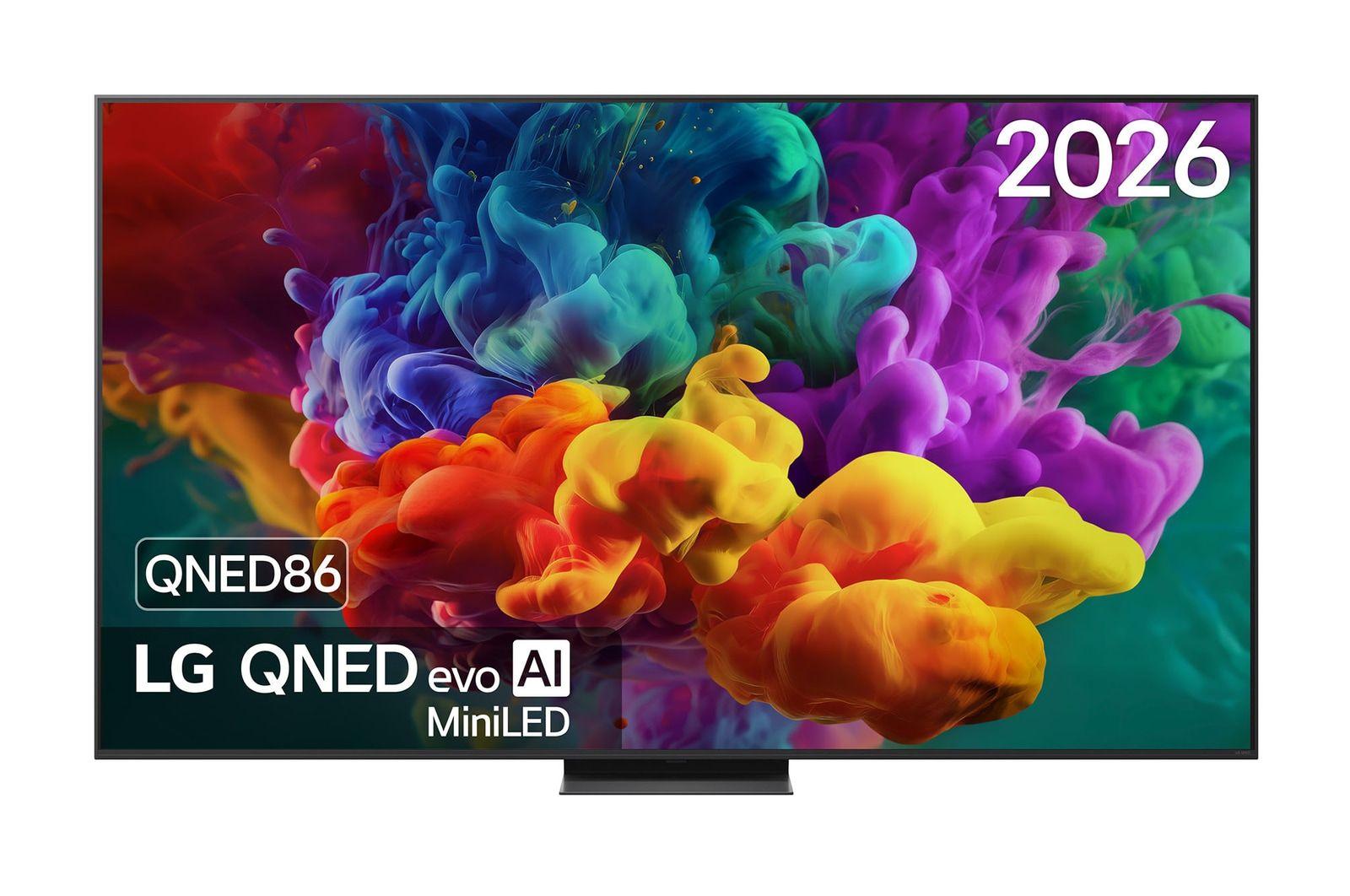 Televisão LG TV 86QNED86B6B (86" - 4K QNED MiniLED - Preto)