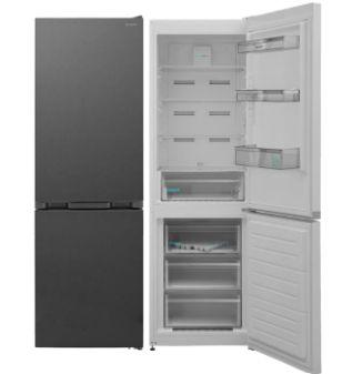 Frigorífico Combinado Independente SHARP SJ-BA09RMXLC-EU (294 L - 186x59,5x60 cm - 186 cm - Cinzento)