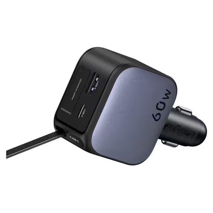 Carregador de Isqueiro UGREEN EC602 (60 W - Cinzento) — miniatura 4