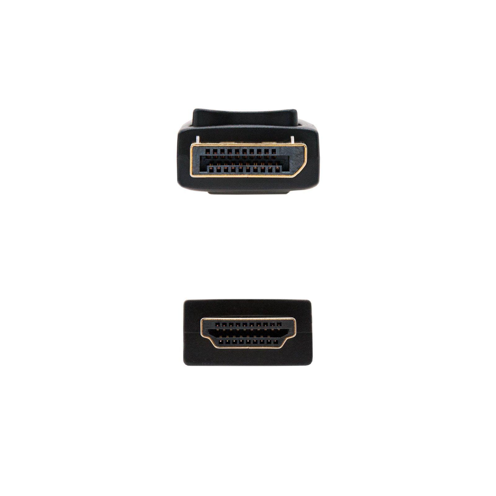 Cabo DisplayPort para HDMI NANOCABLE 10.15.4303 (3 m - HDMI Type A - Preto) — miniatura 3