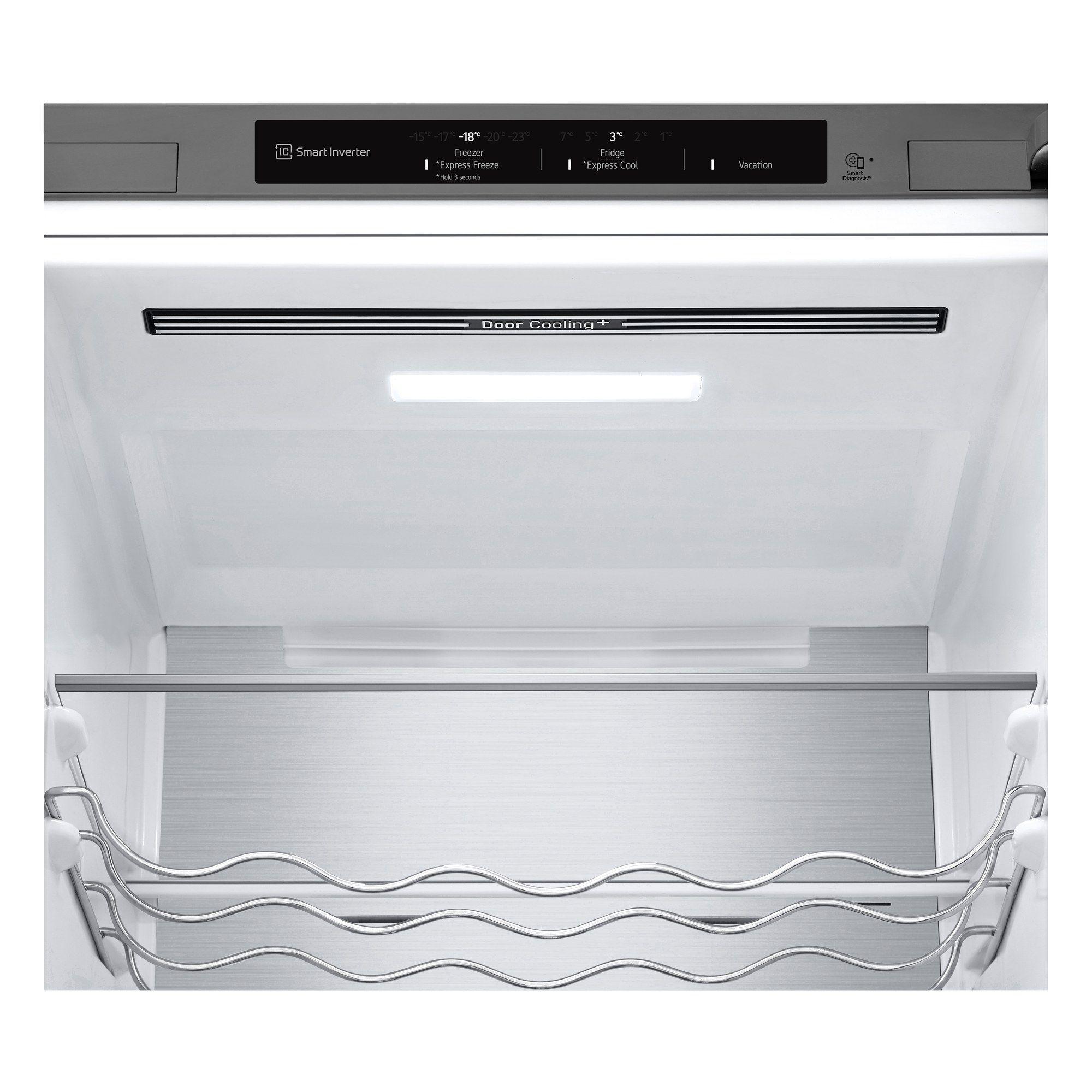 Frigorífico Combinado Independente LG GBV7280BMB (387 L - 203x59,5x67,6 cm - 203 cm - Inox) — miniatura 3