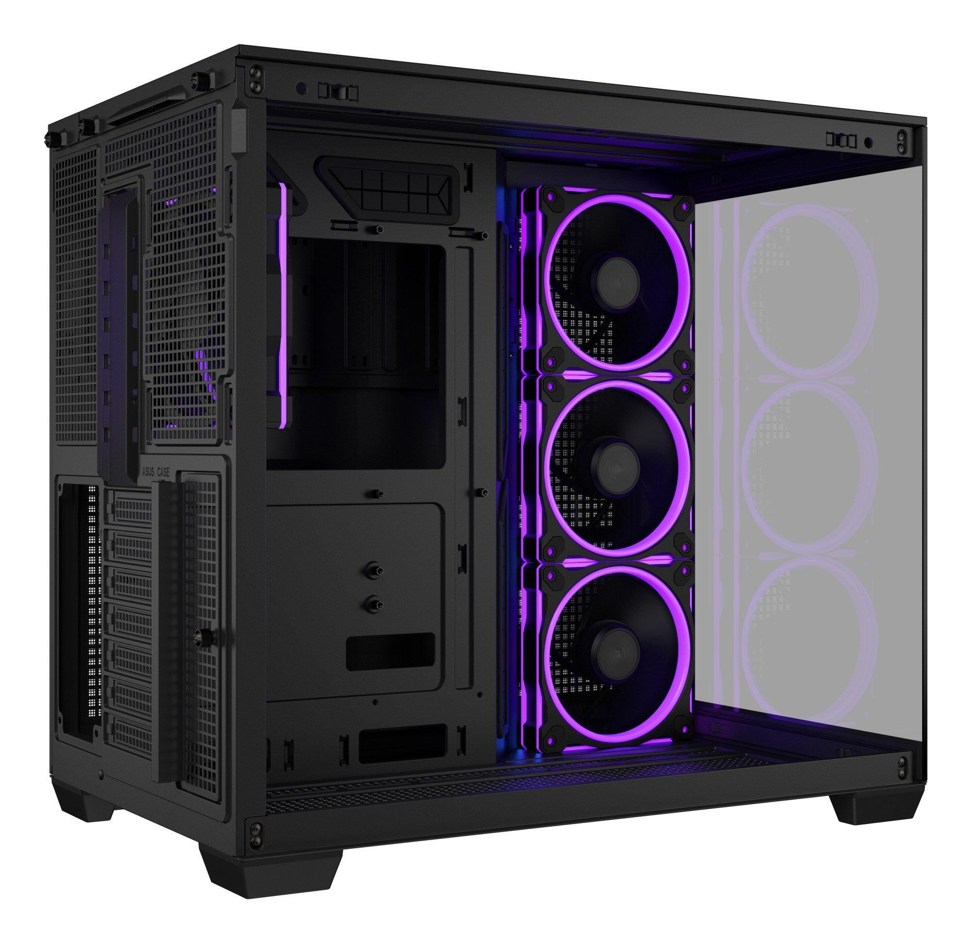 Caixa de PC ASUS A32PLUSTGARGBBLACK (ATX, Micro ATX, Mini-ITX - Midi Tower - Metal - Preto) — miniatura 8