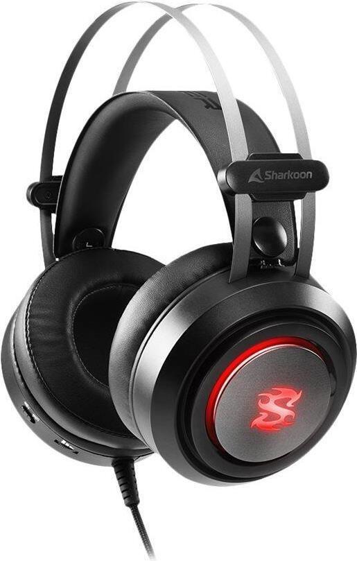 Headset Gaming SHARKOON SKILLER SGH30 (Binaural - Com fios - Circum-aural - Preto)