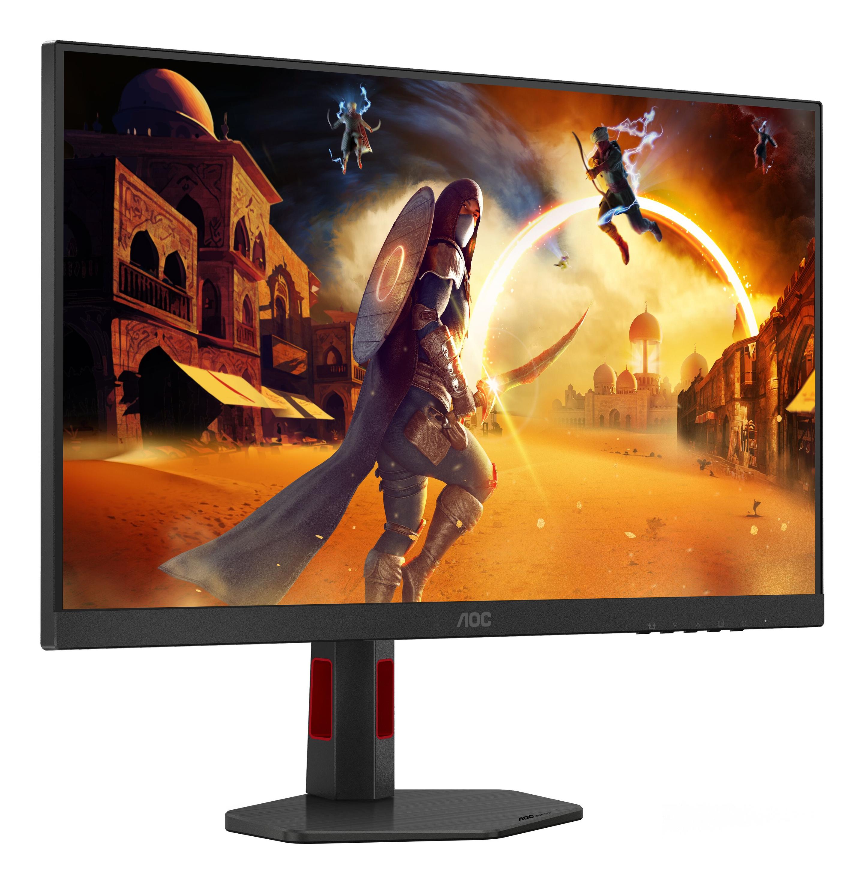 Monitor AOC Q27G4SRU (27" - Fast IPS - 320 Hz - Preto/Vermelho) — miniatura 6