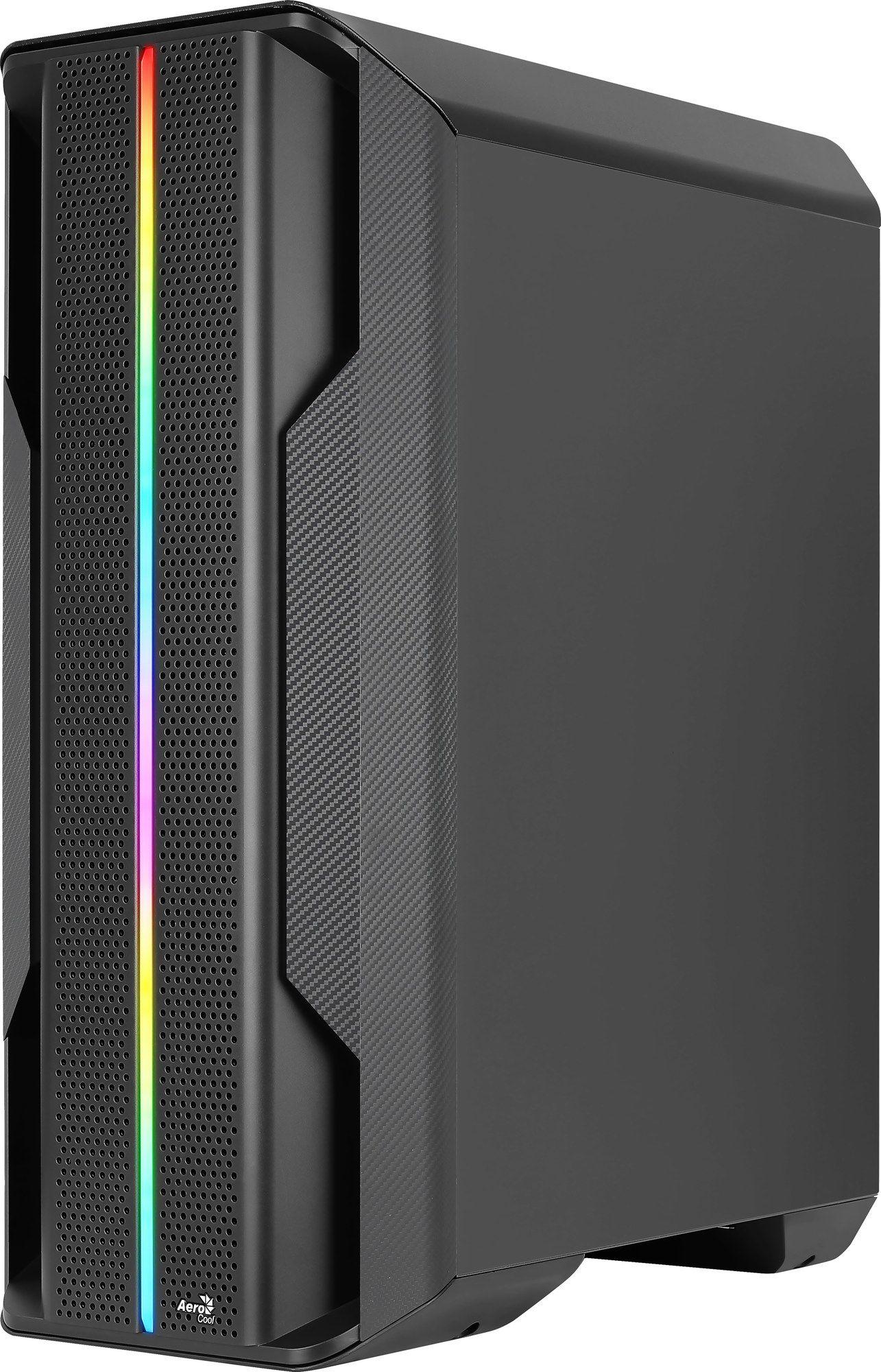 Caixa de Computador AEROCOOL Splinter Duo-G-BK-v1 (ATX, Micro ATX, Mini-ITX - Midi Tower - ABS, SPCC - Preto) — miniatura 3