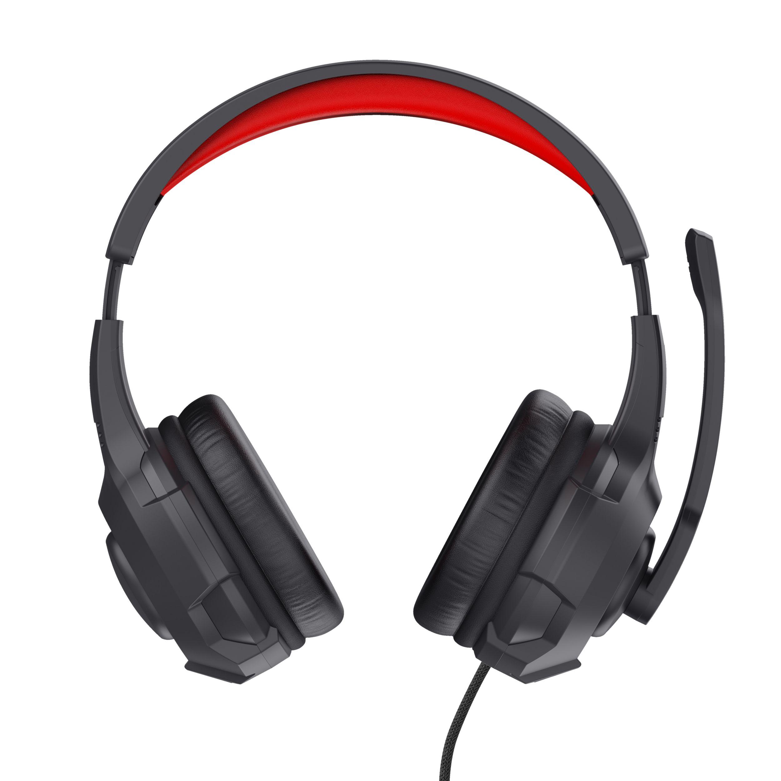 Headset Gaming TRUST 24785 (Binaural - Com fios - Circum-aural - Preto e Vermelho), miniatura 2