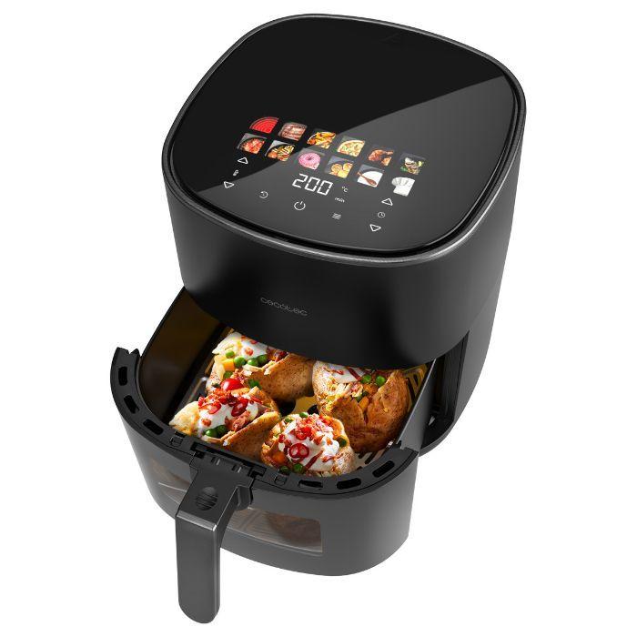 Fritadeira sem Óleo CECOTEC Cecofry&Grill Duoheat 6500 (Preto), miniatura 5