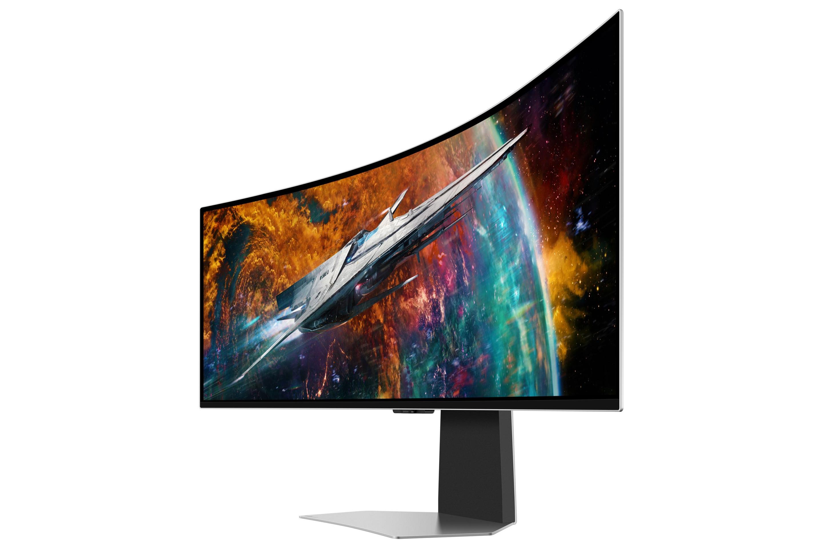 Monitor SAMSUNG Odyssey OLED G9 G95SC (49" - OLED - 240 Hz - Prateado) — miniatura 4