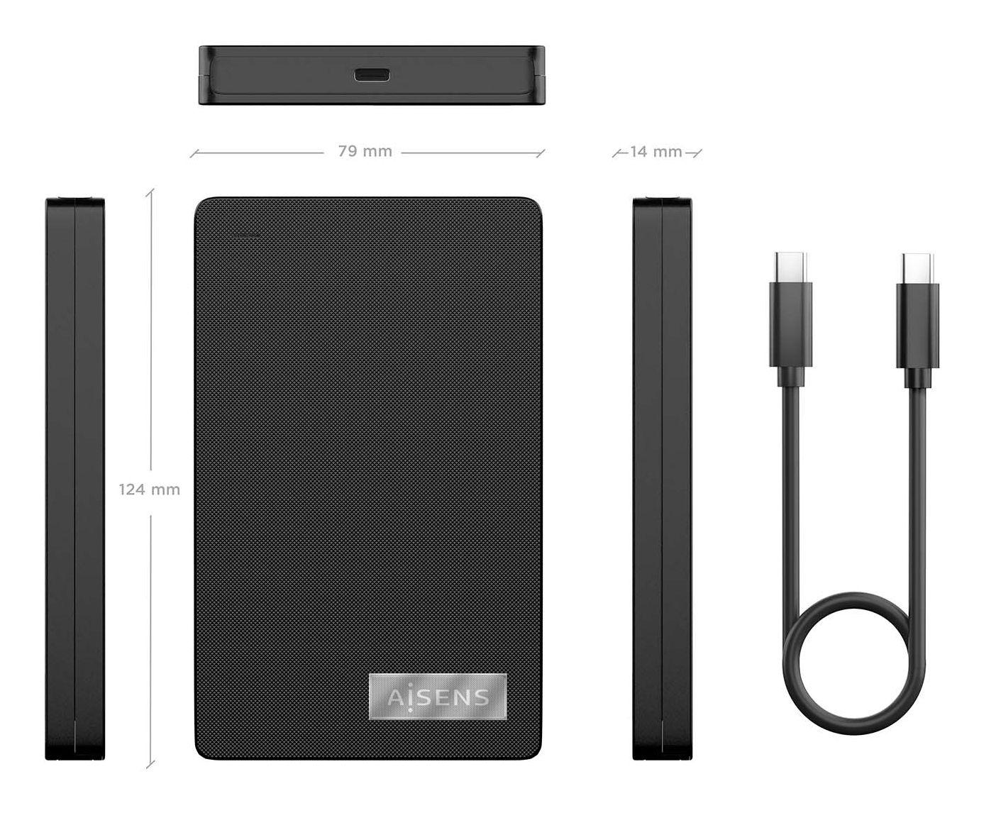 Caixa Externa AISENS ASE-2541B (2,5" - Preto) — miniatura 8
