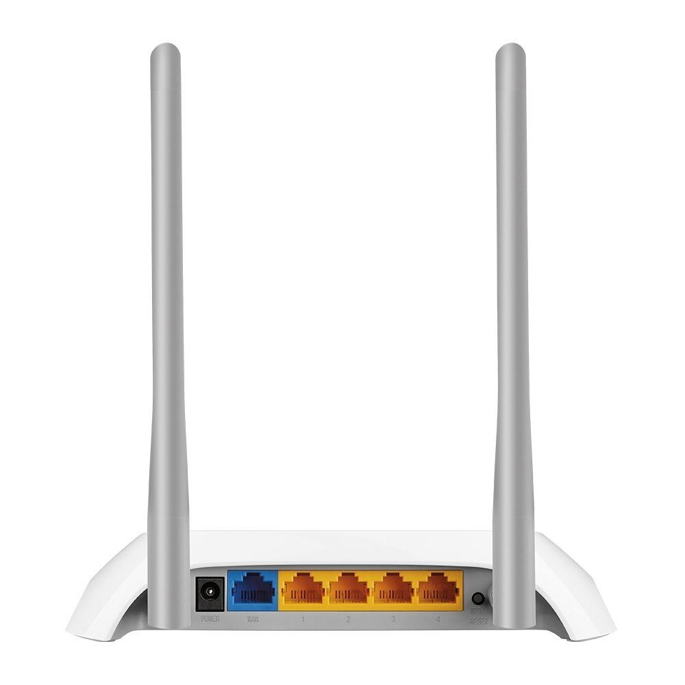 Router TP-LINK TL-WR850N (Wi-Fi 4 - 300 Mbit/s - Banda única - Branco e Cinzento) — miniatura 3