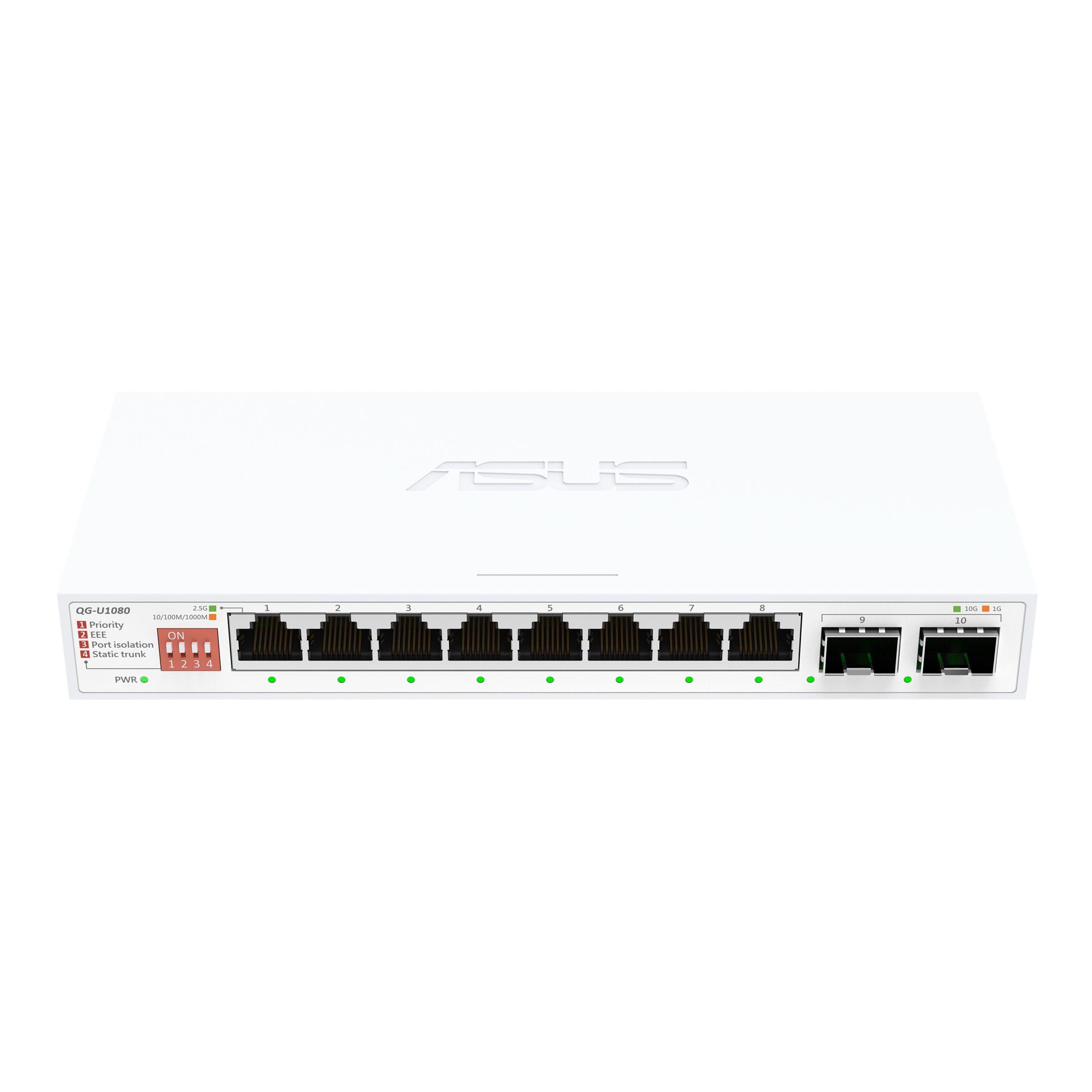 Switch ASUS QG-U1080 (2.5G Ethernet - 8 MB - Branco), miniatura 4