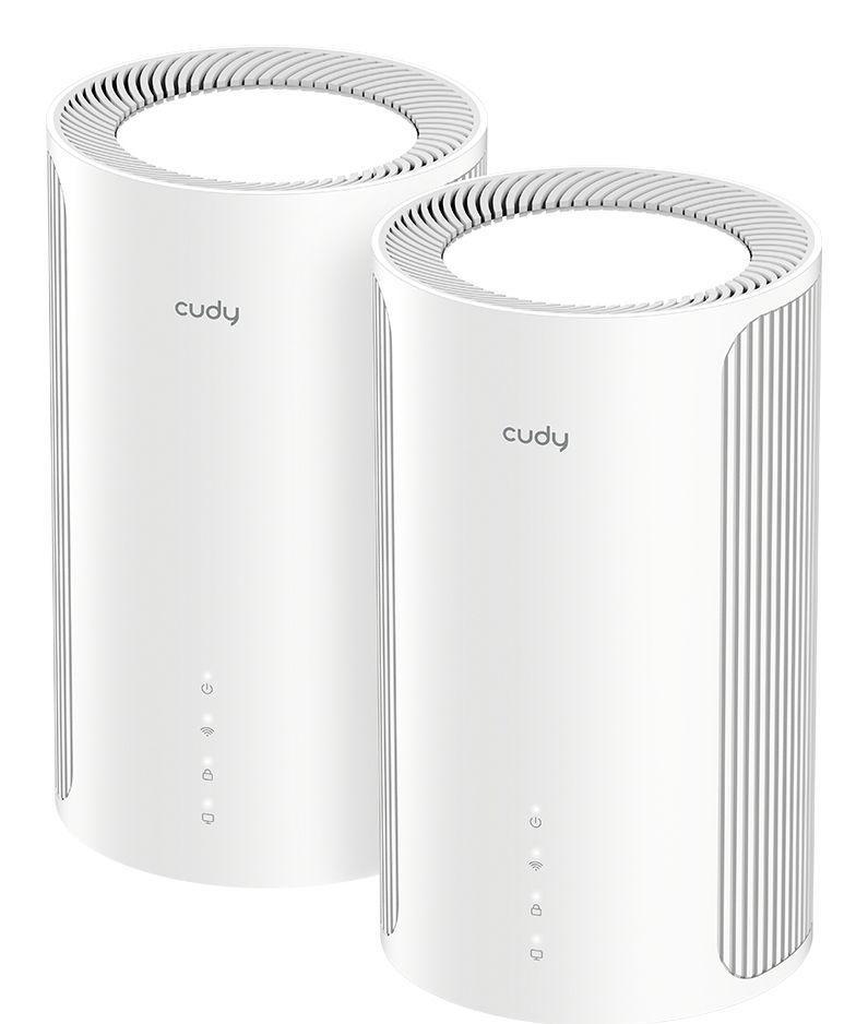Sistema Wi-Fi Mesh CUDY M6500 2-Pack (Wi-Fi 7 - 6453 Mbit/s - Dual-band - Branco)