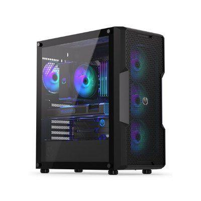 Caixa PC ENDORFY Regnum 400 ARGB (ATX, micro ATX, Mini-ITX - Torre - Ventoinhas da caixa - Preto)