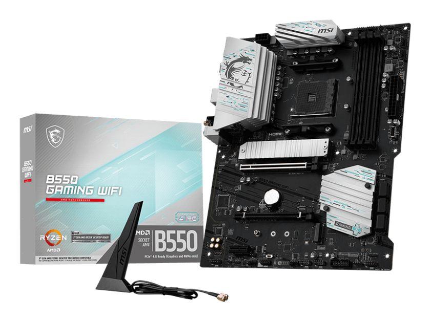 Motherboard MSI B550 GAMING WIFI (AM4 - ATX - Duplo canal)