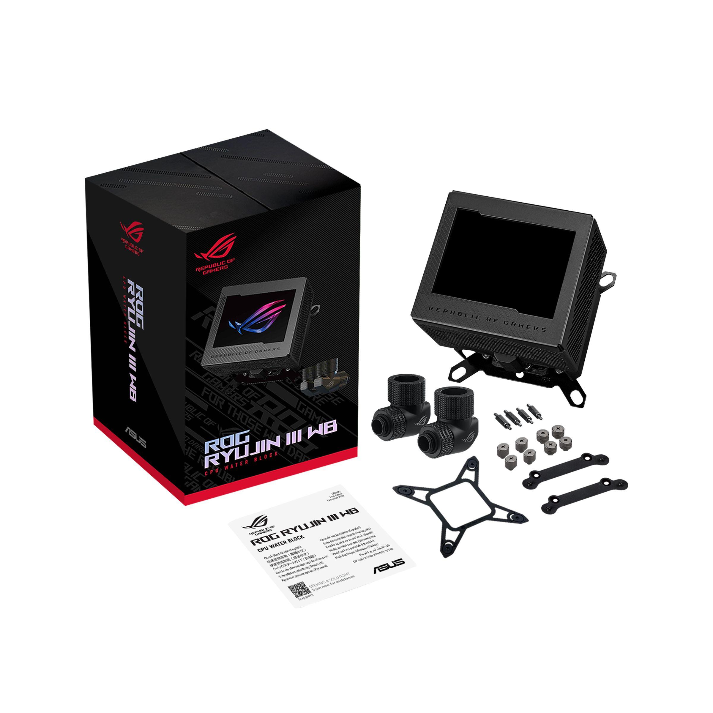 Bloco de Refrigeração Líquida ASUS ROG RYUJIN III WB (Preto)