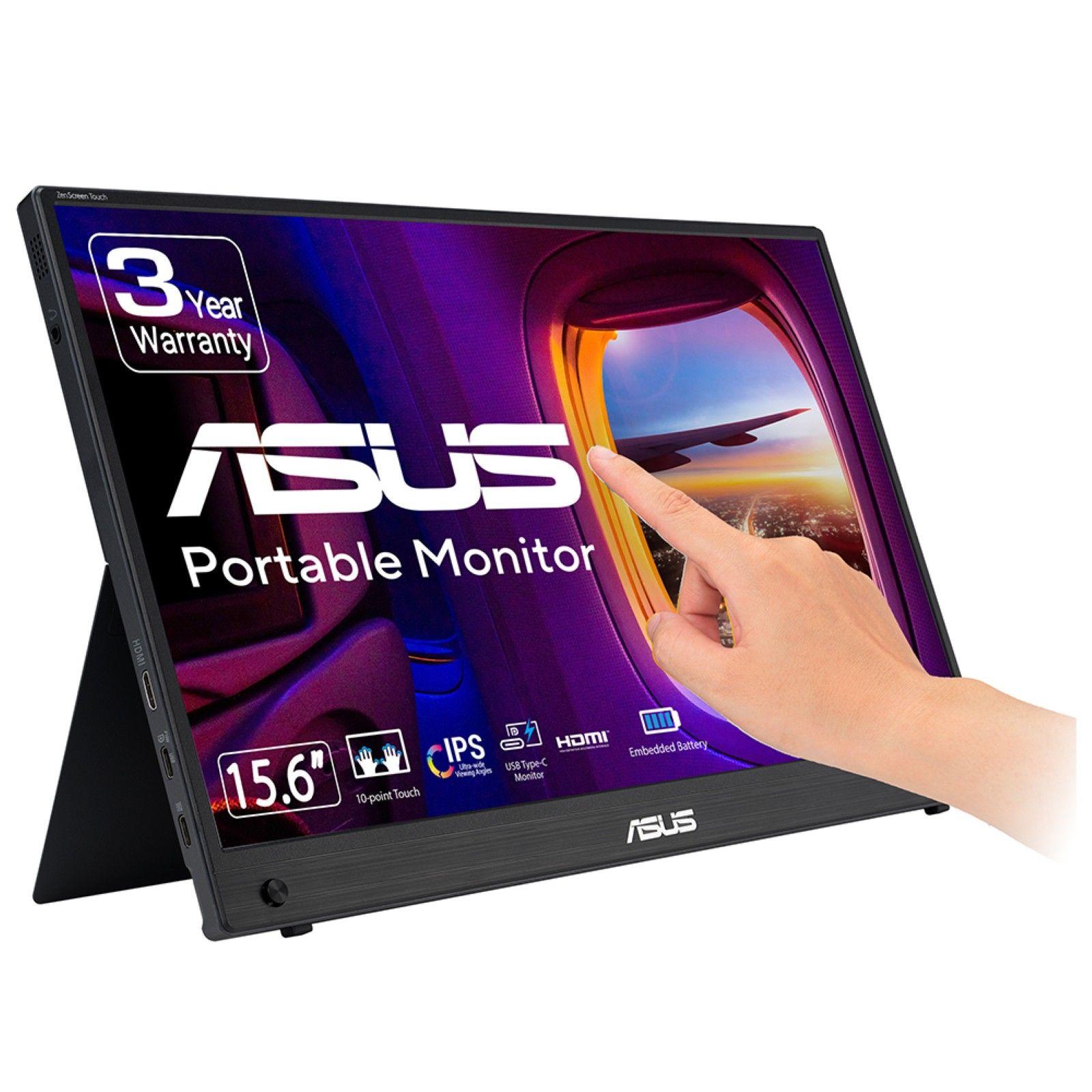 Monitor ASUS ZenScreen Touch MB16AMTR (15,6" - IPS - 60 Hz - Preto)