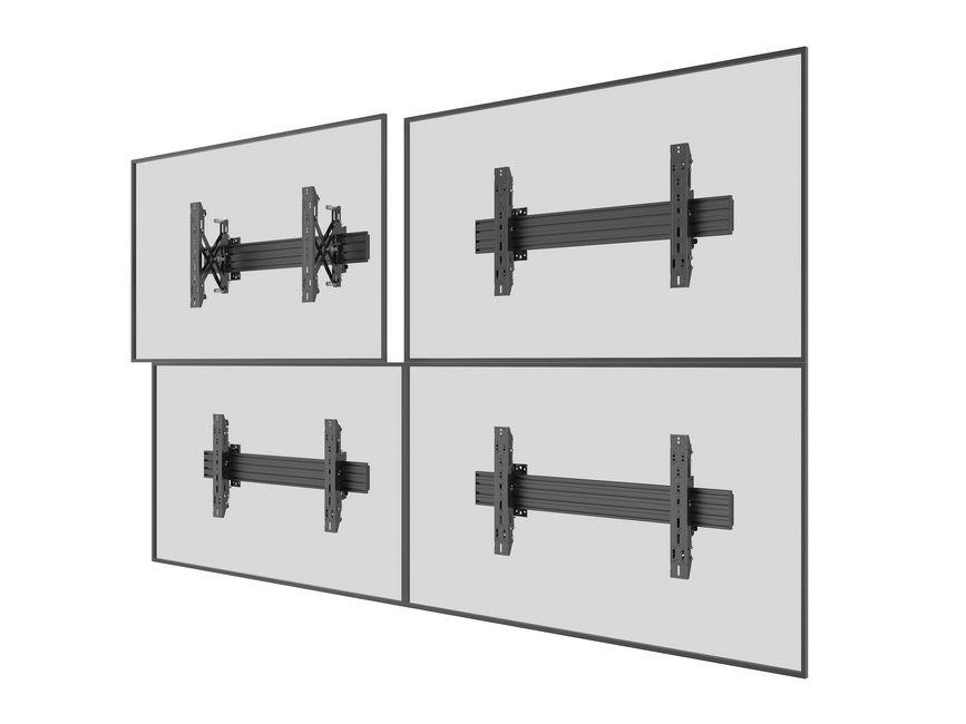 Suporte de Parede TV EQUIP 650355 (100 x 100 a 600 x 400 mm - 600 x 400 mm - 100 x 100 mm - Preto), miniatura 7