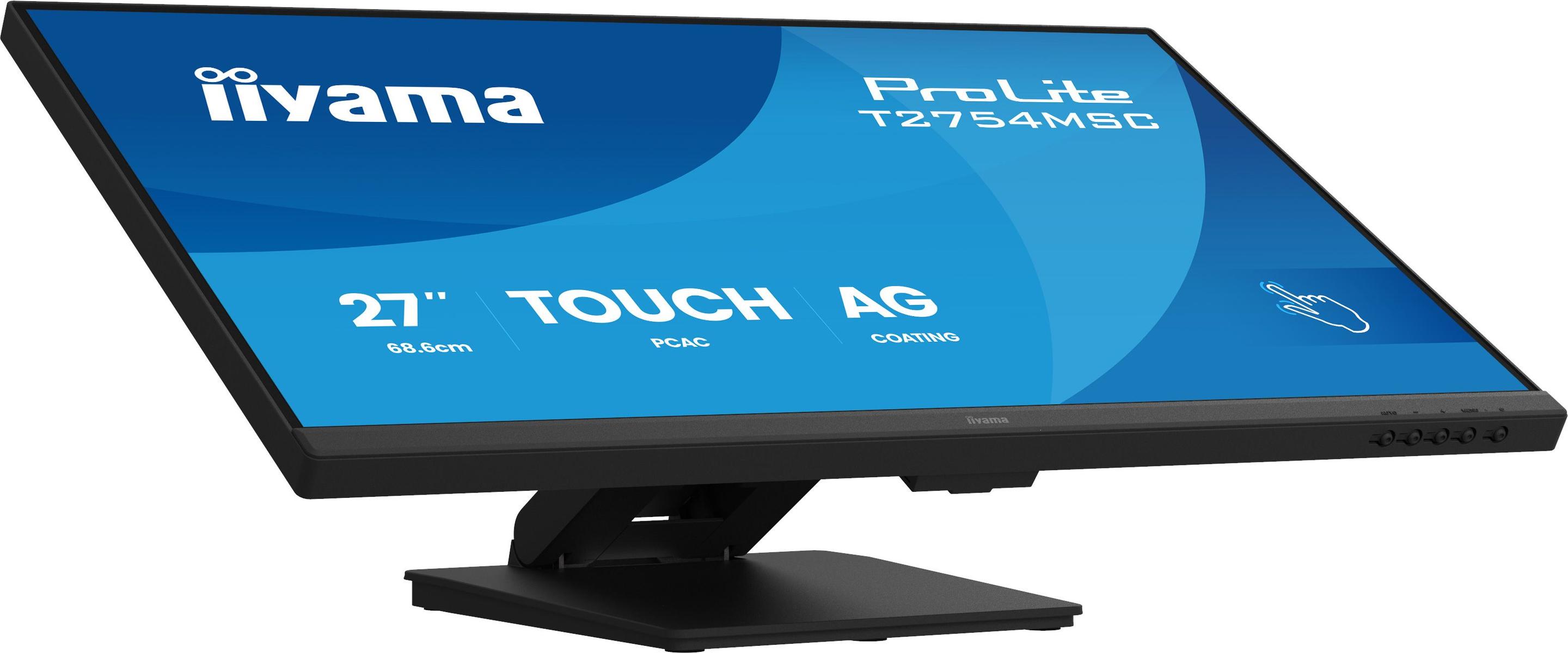 Monitor IIYAMA ProLite T2754MSC-B2AG (27" - IPS - 83 Hz - Preto) — miniatura 3