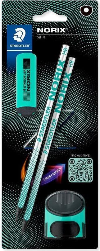 Conjunto de Lápis de Grafite STAEDTLER Norix 181 SBK2-3 (Verde)