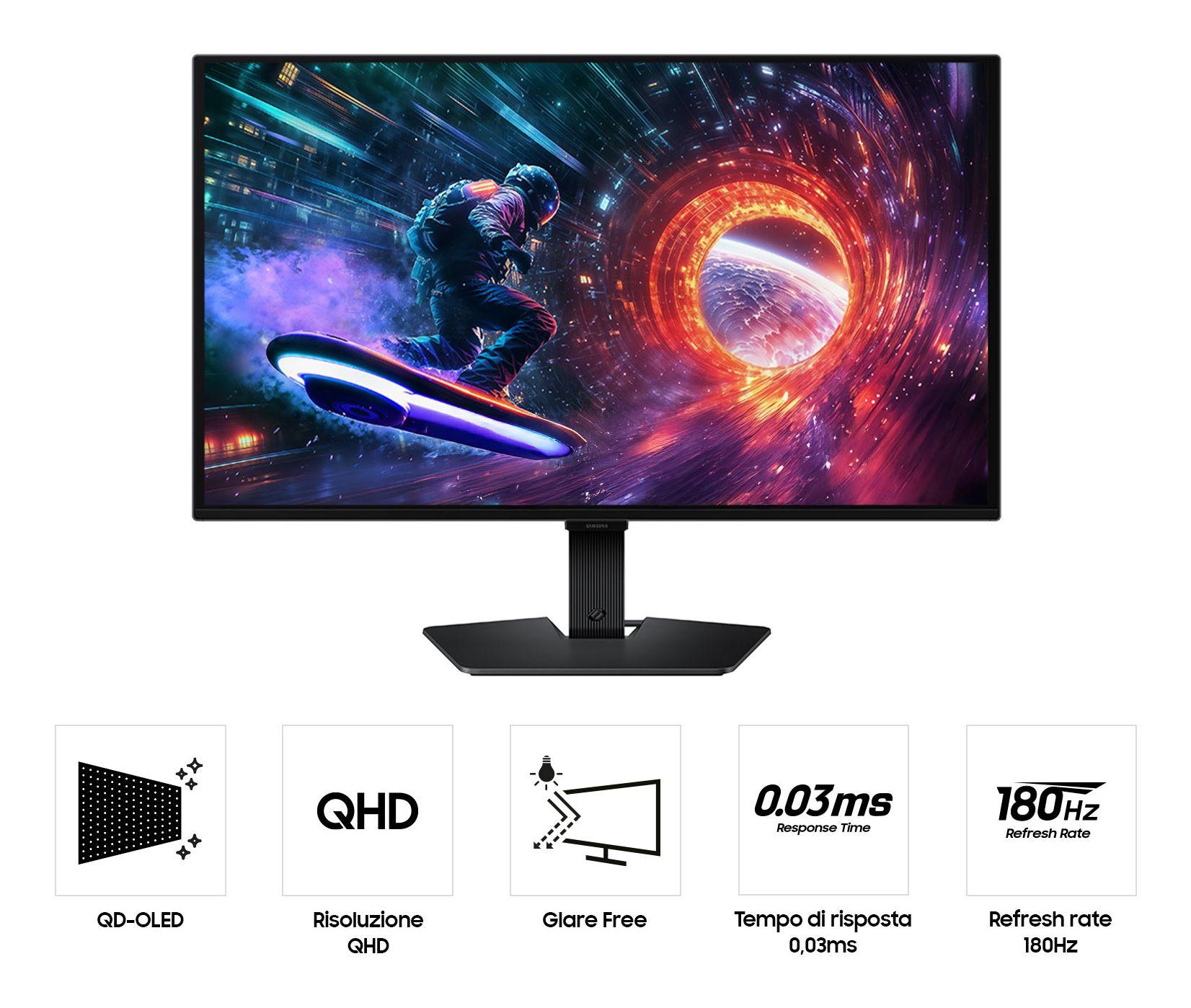 Monitor SAMSUNG Odyssey G5 G50SF LS27FG502SUXEN (27" - OLED - 180 Hz - Preto), miniatura 4