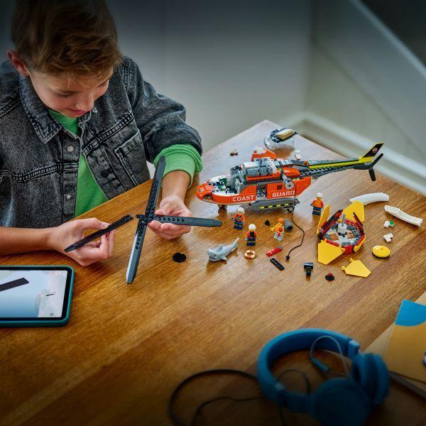 LEGO 60503 City Helicóptero da Guarda Costeira (7+ anos - 551 peças), miniatura 6