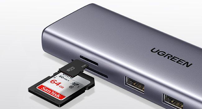 Hub USB-C UGREEN CM498 (Prateado) — miniatura 5