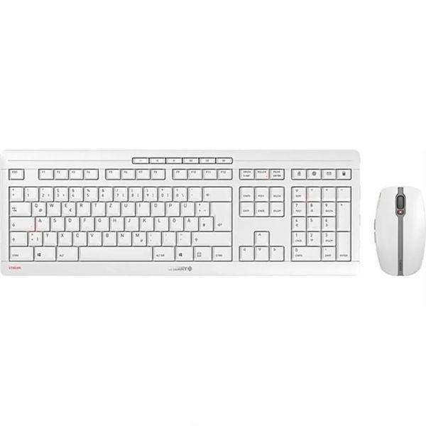 Conjunto de Teclado e Rato CHERRY STREAM DESKTOP JD-8500DE-0 (Alemão - Cherry SX - Tamanho completo - Cinzento claro)