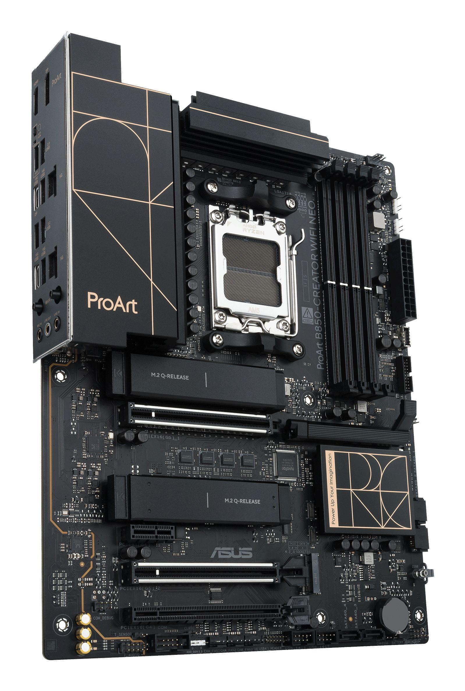 Motherboard ASUS ProArt B850-Creator WiFi Neo (AM5 - ATX - Duplo canal - Preto), miniatura 6
