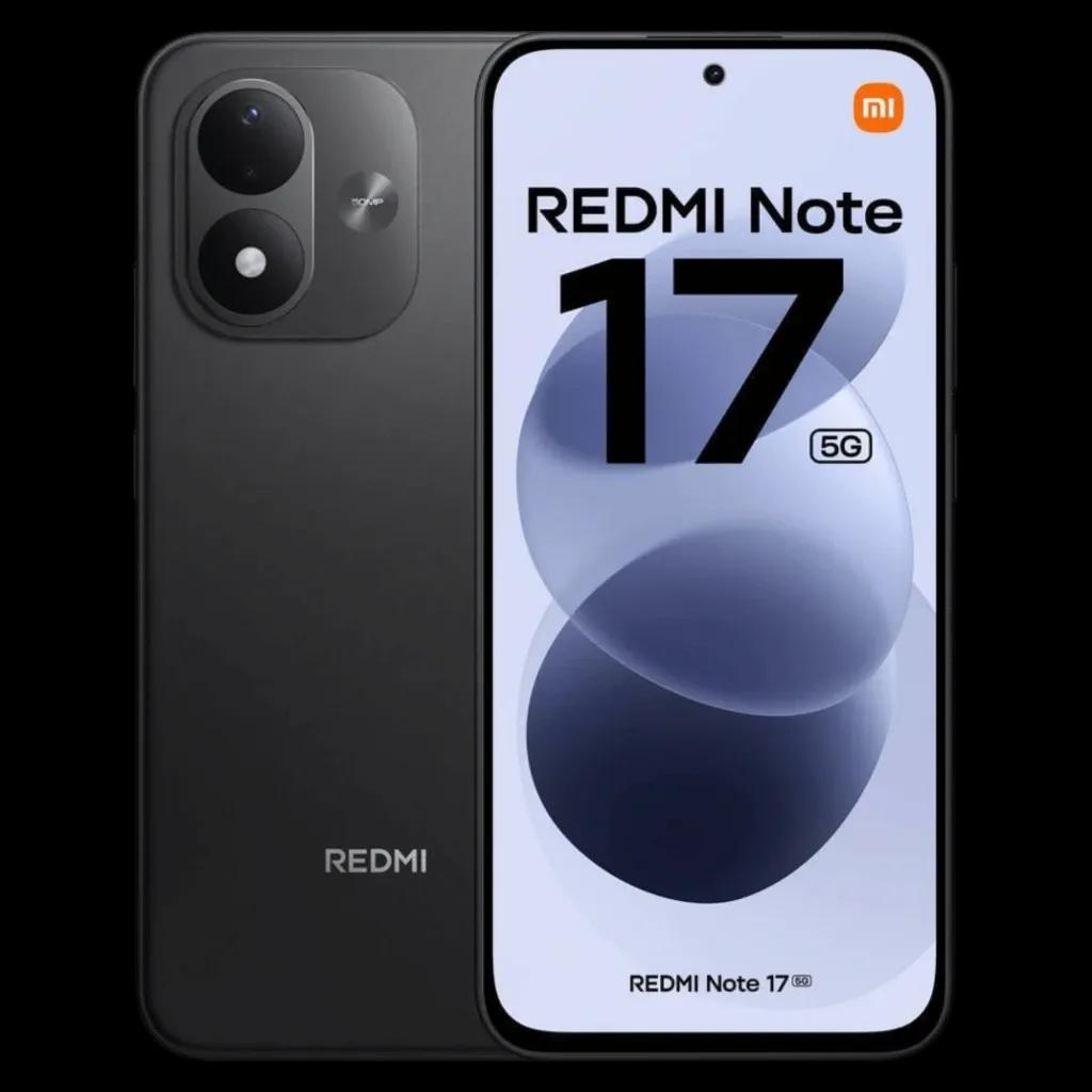Smartphone XIAOMI Redmi Note 17 5G (6GB/256GB - 6,99" - Preto)