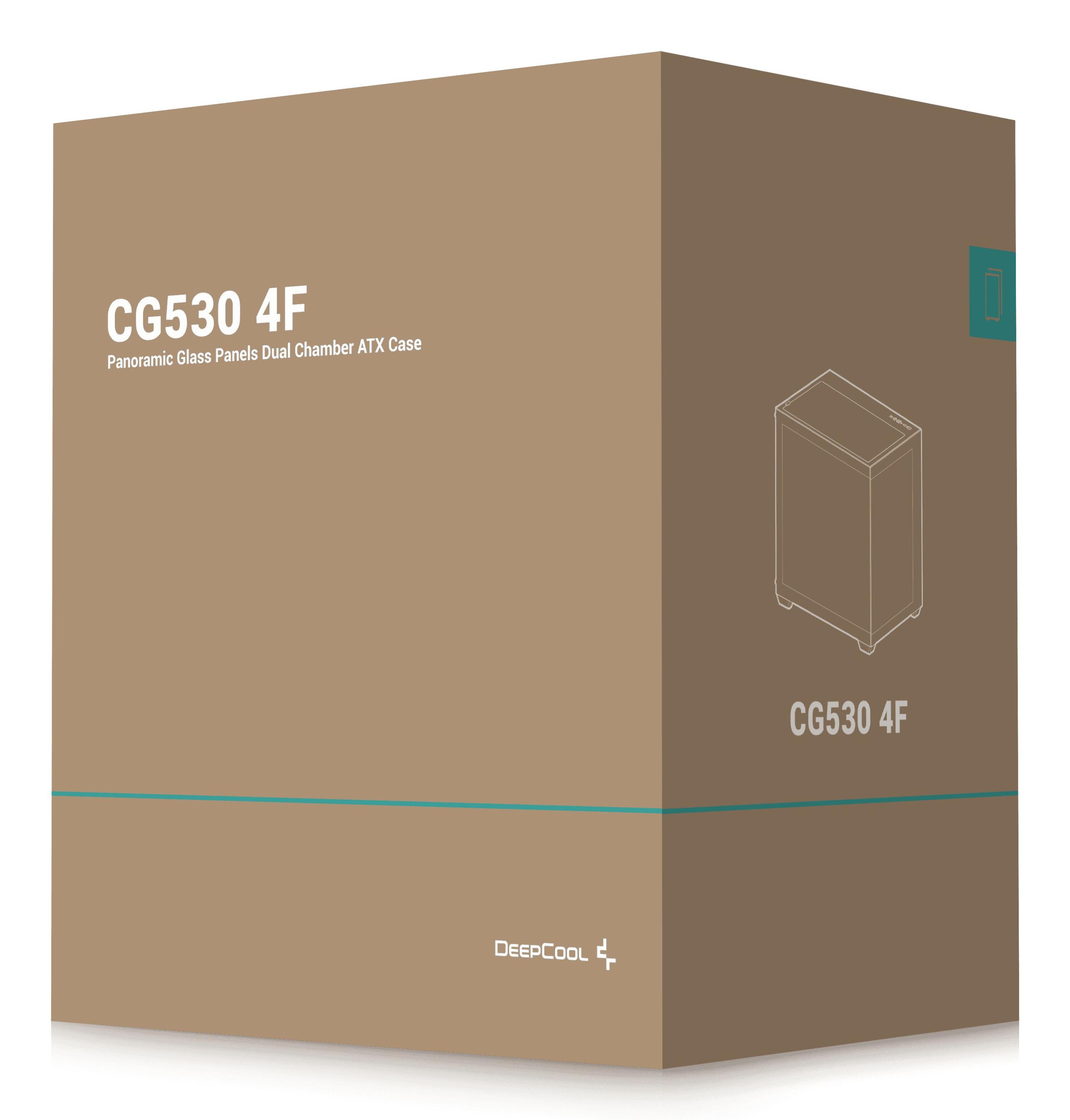 Caixa PC DEEPCOOL CG530 4F (ATX, ITX, micro ATX - ATX e PS2 - Midi Tower - Preto) — miniatura 14