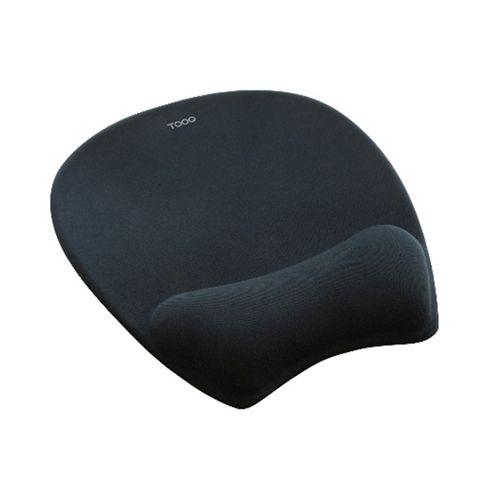 Tapete de Rato TOOQ TQMP1002-B (Tecido, Gel, Malha - 2,5 cm - Preto)