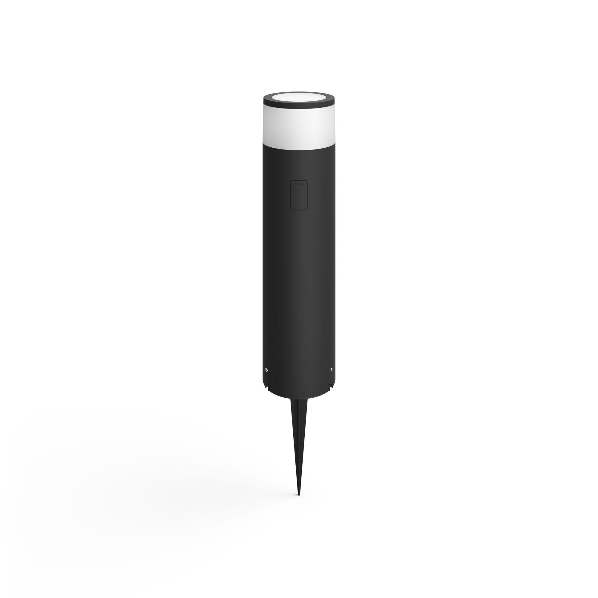Poste de Iluminação Exterior PHILIPS Hue Calla 17437/30/P7 (Bluetooth e Zigbee - Bluetooth/Zigbee - Preto) — miniatura 4